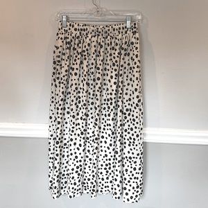 SHEIN size medium Dalmatian print midi skirt